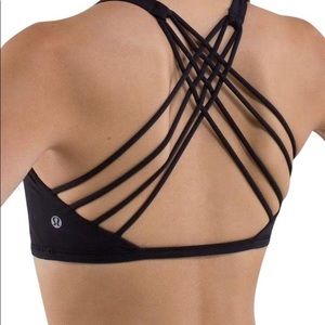 brown Lululemon sports bra
